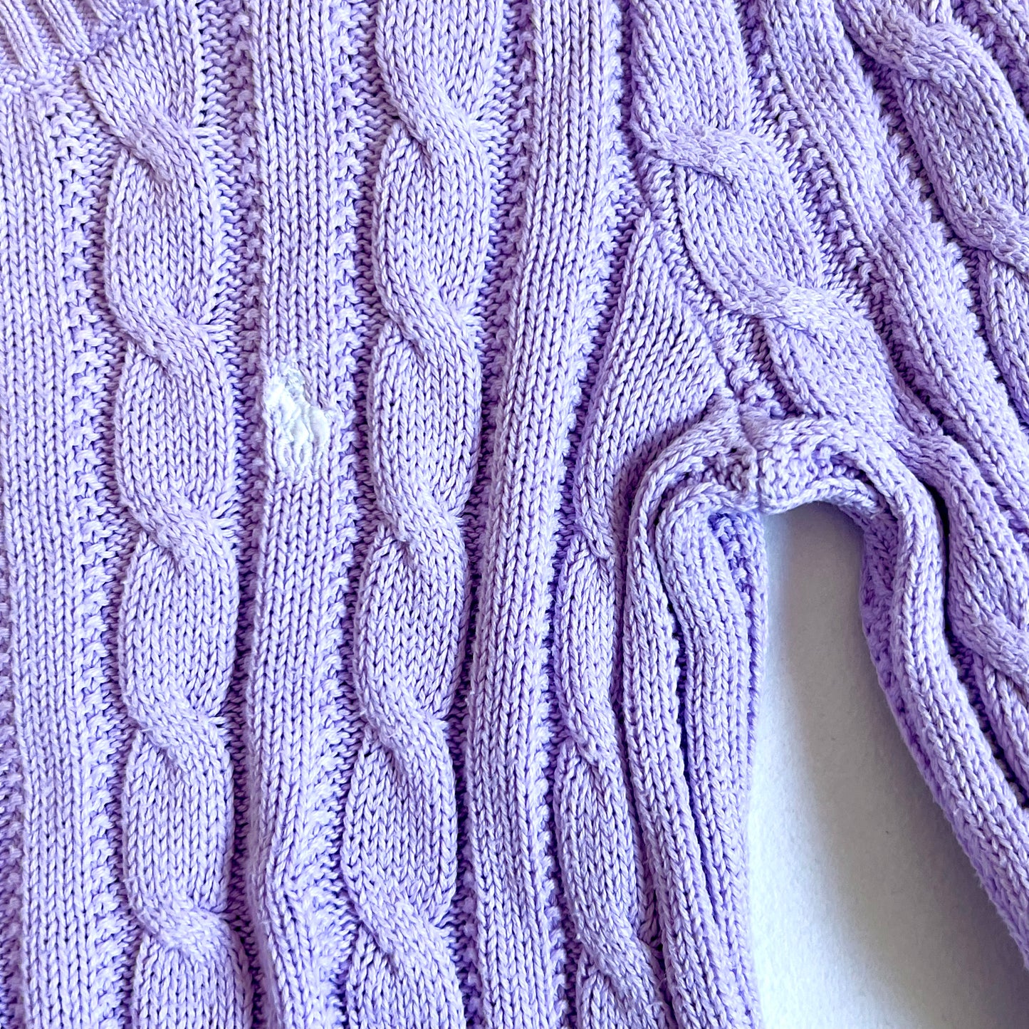 (Pre-loved) Polo Ralph Lauren Purple Sweater 紫色針織長袖毛衣 3Y