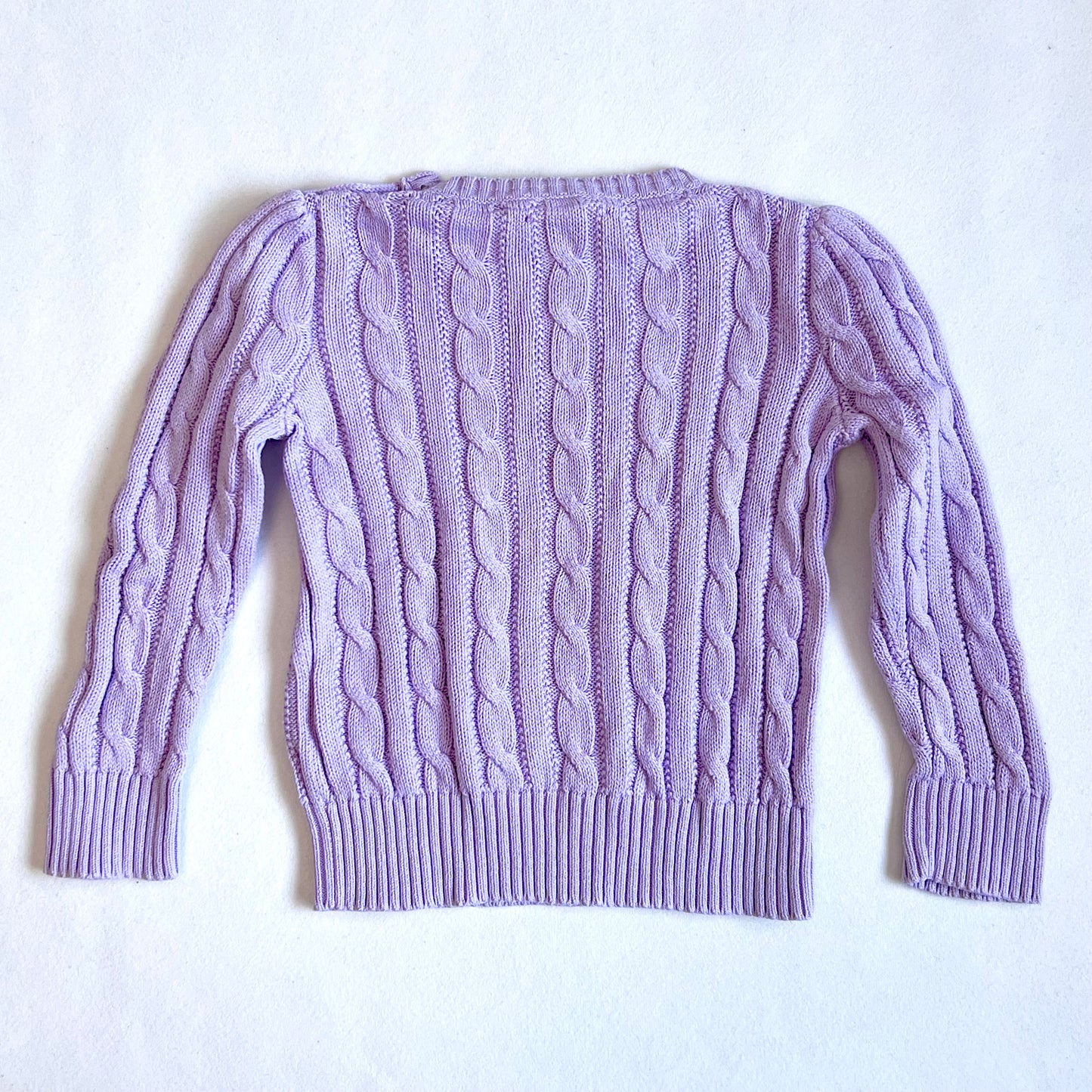 (Pre-loved) Polo Ralph Lauren Purple Sweater 紫色針織長袖毛衣 3Y