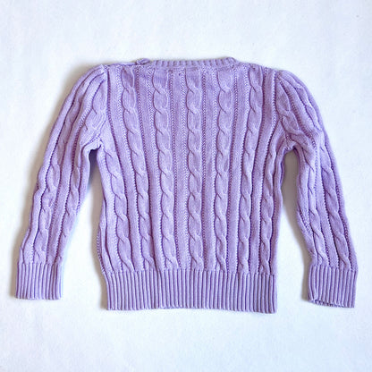 (Pre-loved) Polo Ralph Lauren Purple Sweater 紫色針織長袖毛衣 3Y