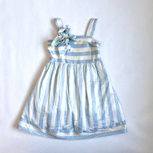 (Pre-loved) Nicholas & Bears Blue Striped Dress 藍白間條連身裙 3Y