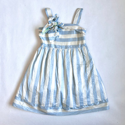 (Pre-loved) Nicholas & Bears Blue Striped Dress 藍白間條連身裙 3Y