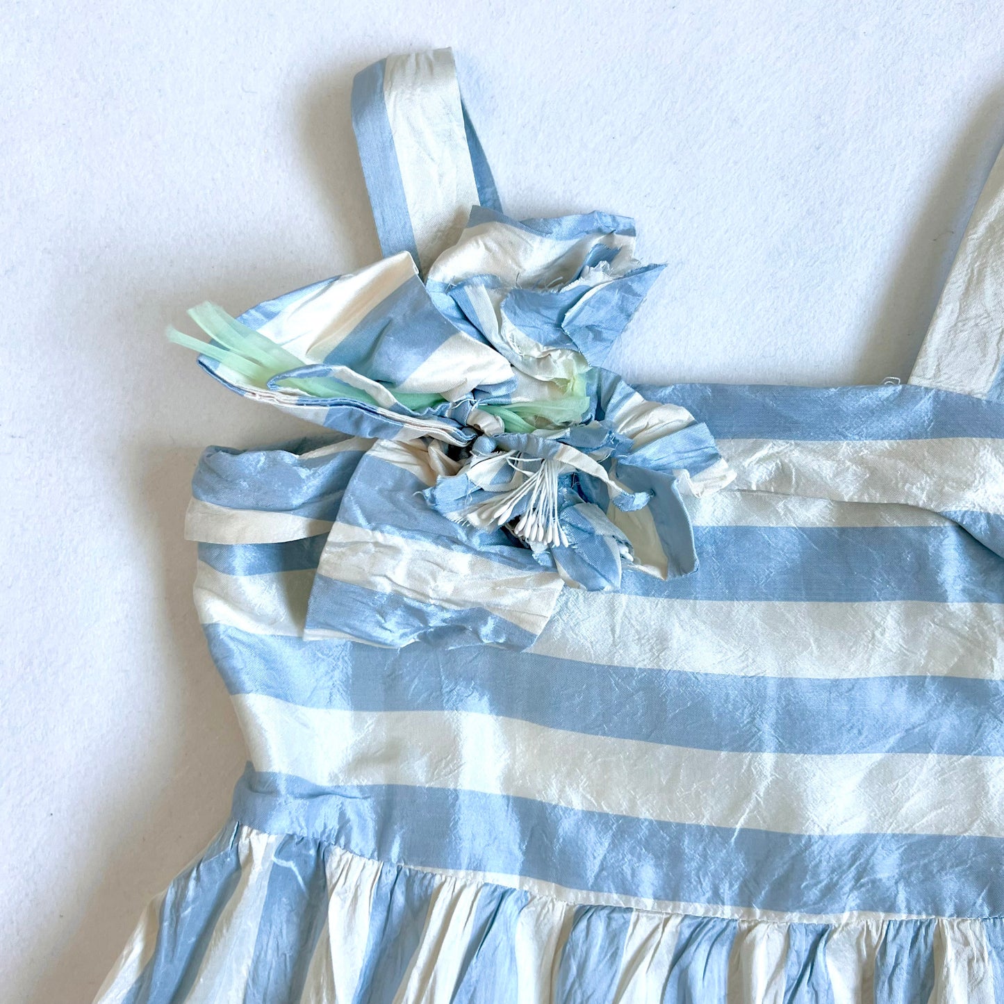 (Pre-loved) Nicholas & Bears Blue Striped Dress 藍白間條連身裙 3Y
