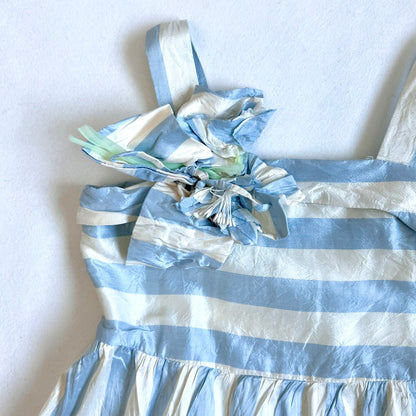 (Pre-loved) Nicholas & Bears Blue Striped Dress 藍白間條連身裙 3Y