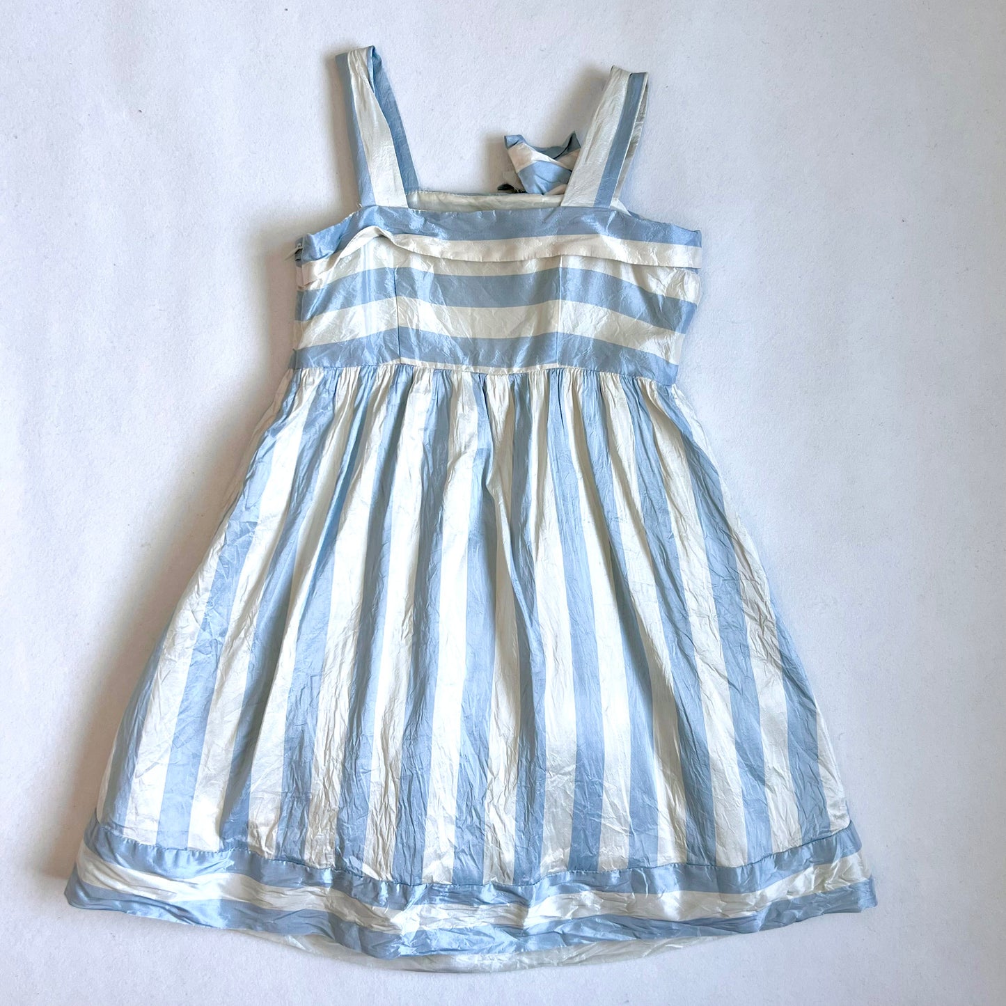 (Pre-loved) Nicholas & Bears Blue Striped Dress 藍白間條連身裙 3Y