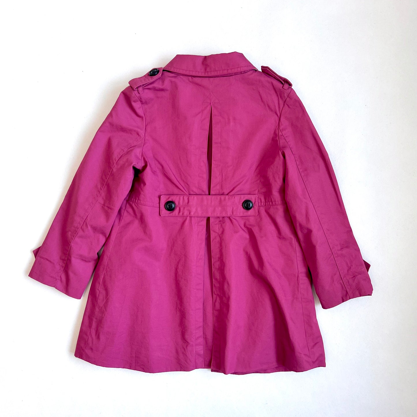 (Pre-loved) Burberry Red Trench Coat 女童紅色風衣外套 4Y
