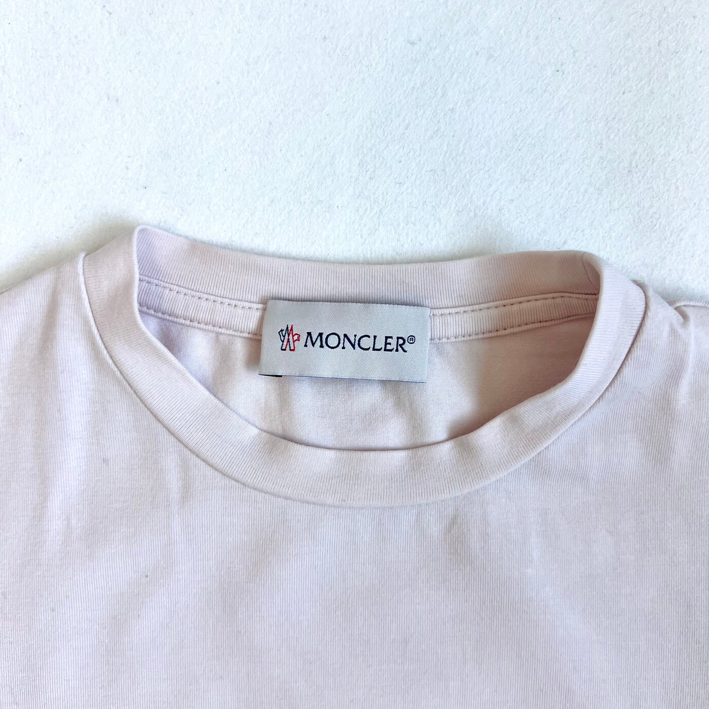 (Pre-loved) Moncler Short Sleeves Peach Dress 淡紅色短裙連身裙 4Y