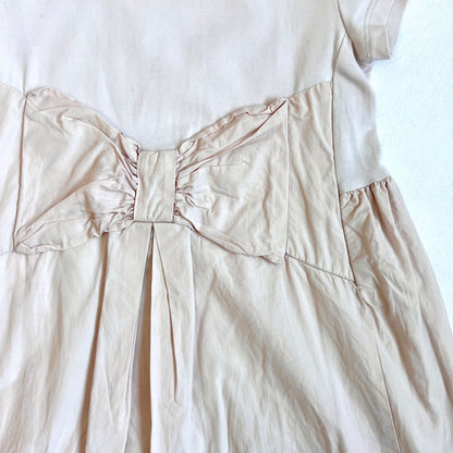 (Pre-loved) Moncler Short Sleeves Peach Dress 淡紅色短裙連身裙 4Y