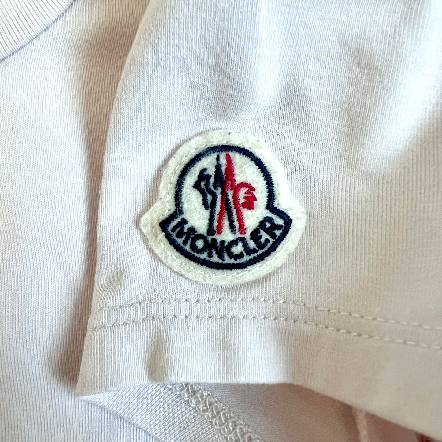 (Pre-loved) Moncler Short Sleeves Peach Dress 淡紅色短裙連身裙 4Y