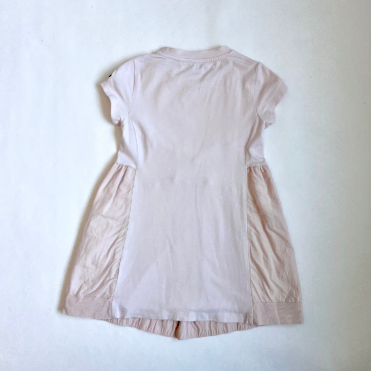 (Pre-loved) Moncler Short Sleeves Peach Dress 淡紅色短裙連身裙 4Y