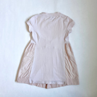 (Pre-loved) Moncler Short Sleeves Peach Dress 淡紅色短裙連身裙 4Y