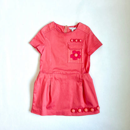 (Pre-loved) Little Marc Jacobs Orange Dress 橙色短袖連身裙 4Y