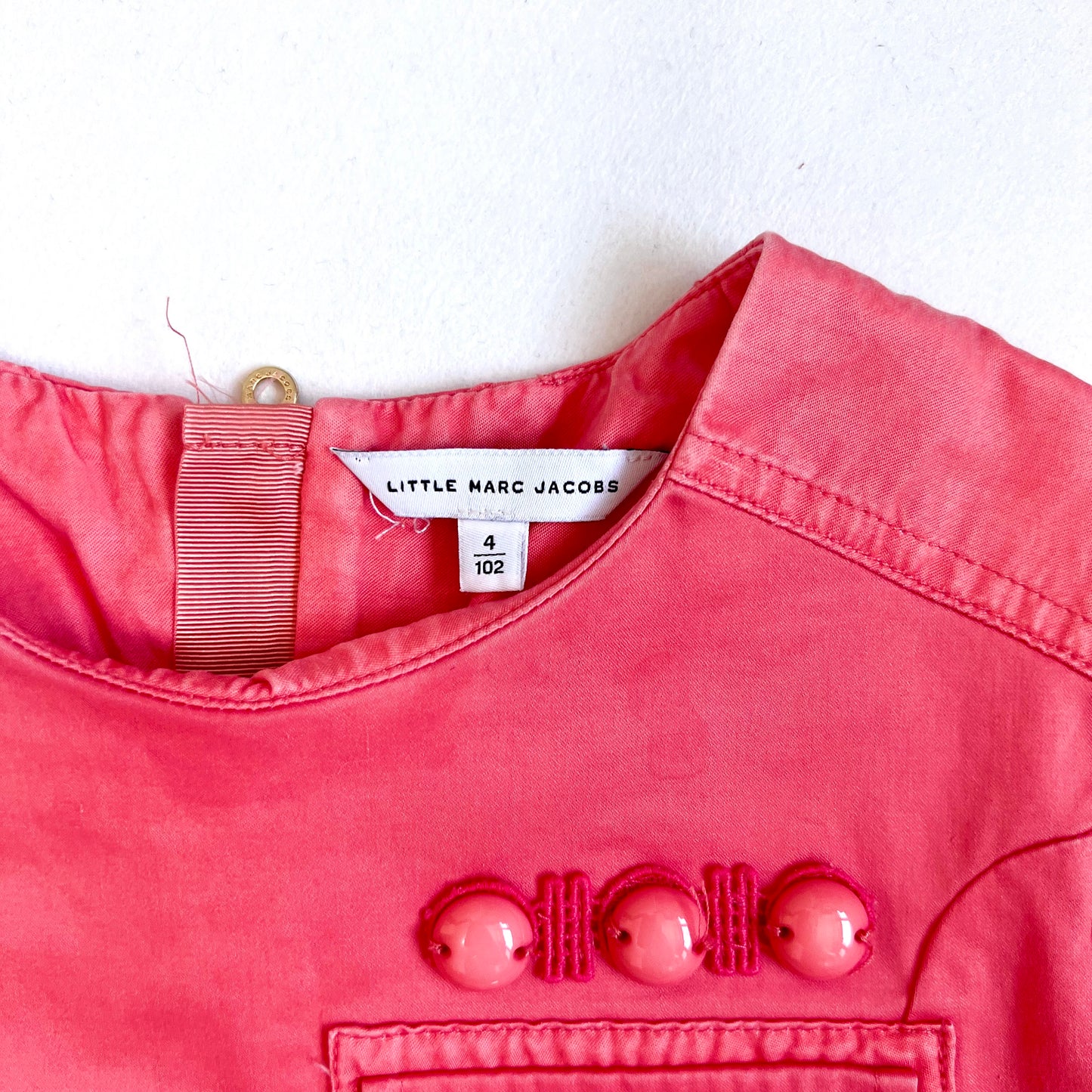(Pre-loved) Little Marc Jacobs Orange Dress 橙色短袖連身裙 4Y