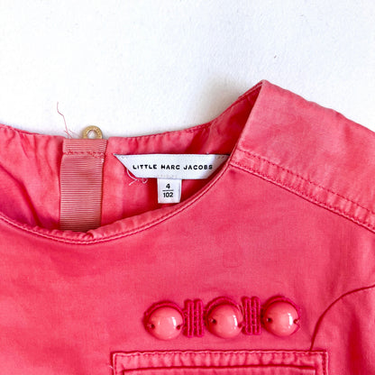 (Pre-loved) Little Marc Jacobs Orange Dress 橙色短袖連身裙 4Y