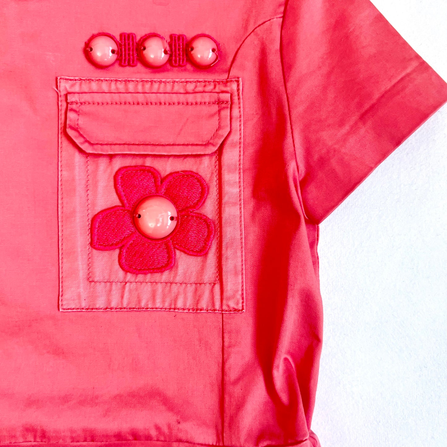 (Pre-loved) Little Marc Jacobs Orange Dress 橙色短袖連身裙 4Y