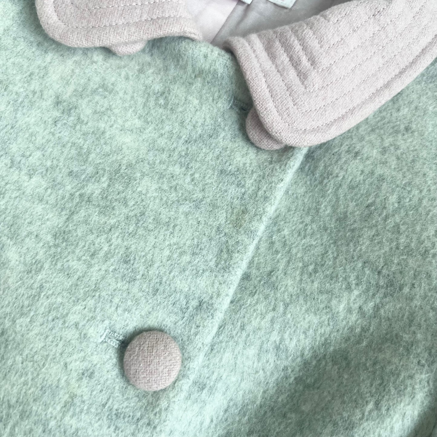 (Pre-loved) Nicholas & Bears Wool Grey Coat 淺灰色羊毛混紡女童外套 6Y