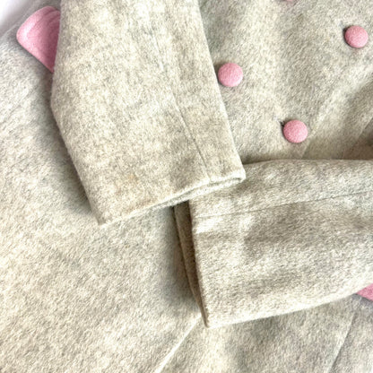 (Pre-loved) Nicholas & Bears Wool Grey Coat 淺灰色羊毛混紡女童外套 6Y