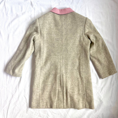 (Pre-loved) Nicholas & Bears Wool Grey Coat 淺灰色羊毛混紡女童外套 6Y