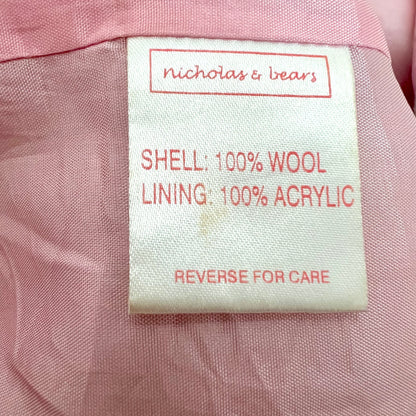 (Pre-loved) Nicholas & Bears Wool Grey Coat 淺灰色羊毛混紡女童外套 6Y