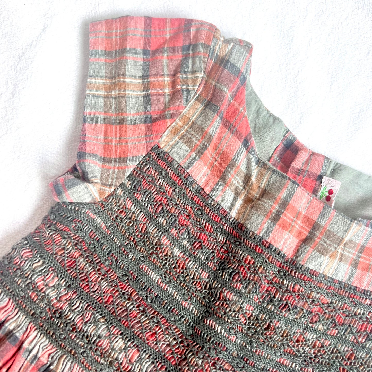(Pre-loved) Bonpoint Duchesse Smocked Dress 女童無袖連身裙 3Y