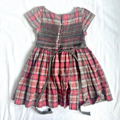 (Pre-loved) Bonpoint Duchesse Smocked Dress 女童無袖連身裙 3Y