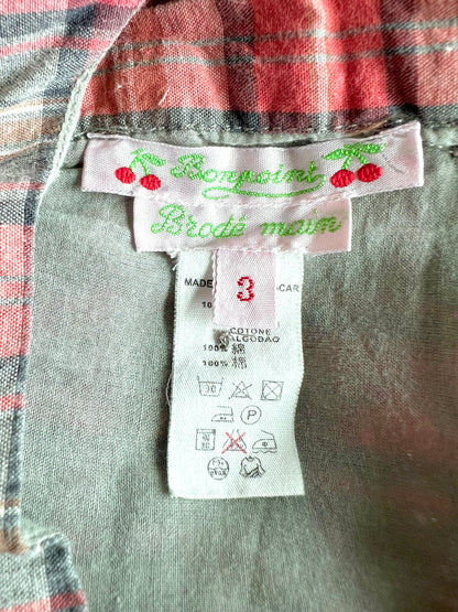 (Pre-loved) Bonpoint Duchesse Smocked Dress 女童無袖連身裙 3Y