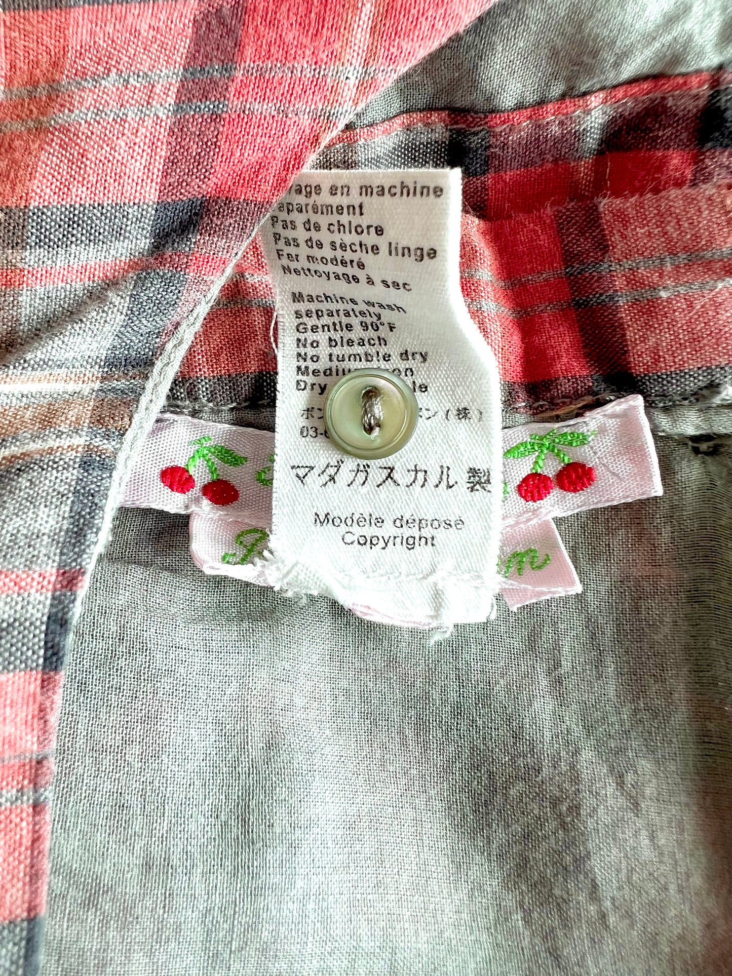 (Pre-loved) Bonpoint Duchesse Smocked Dress 女童無袖連身裙 3Y