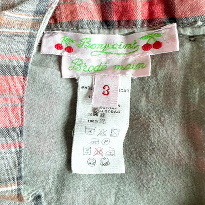 (Pre-loved) Bonpoint Duchesse Smocked Dress 女童無袖連身裙 3Y