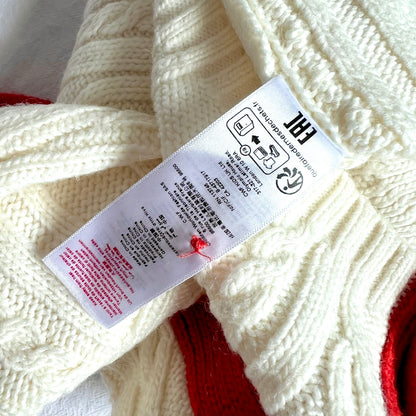 (Pre-loved) KENZO Paris White Knitted Cardigan 白色針織開襟衫 6Y