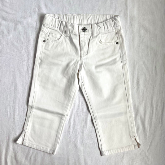 (Pre-loved) Gucci White Doggy Demin Jeans 白色牛仔長褲 6Y