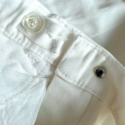 (Pre-loved) Gucci White Doggy Demin Jeans 白色牛仔長褲 6Y