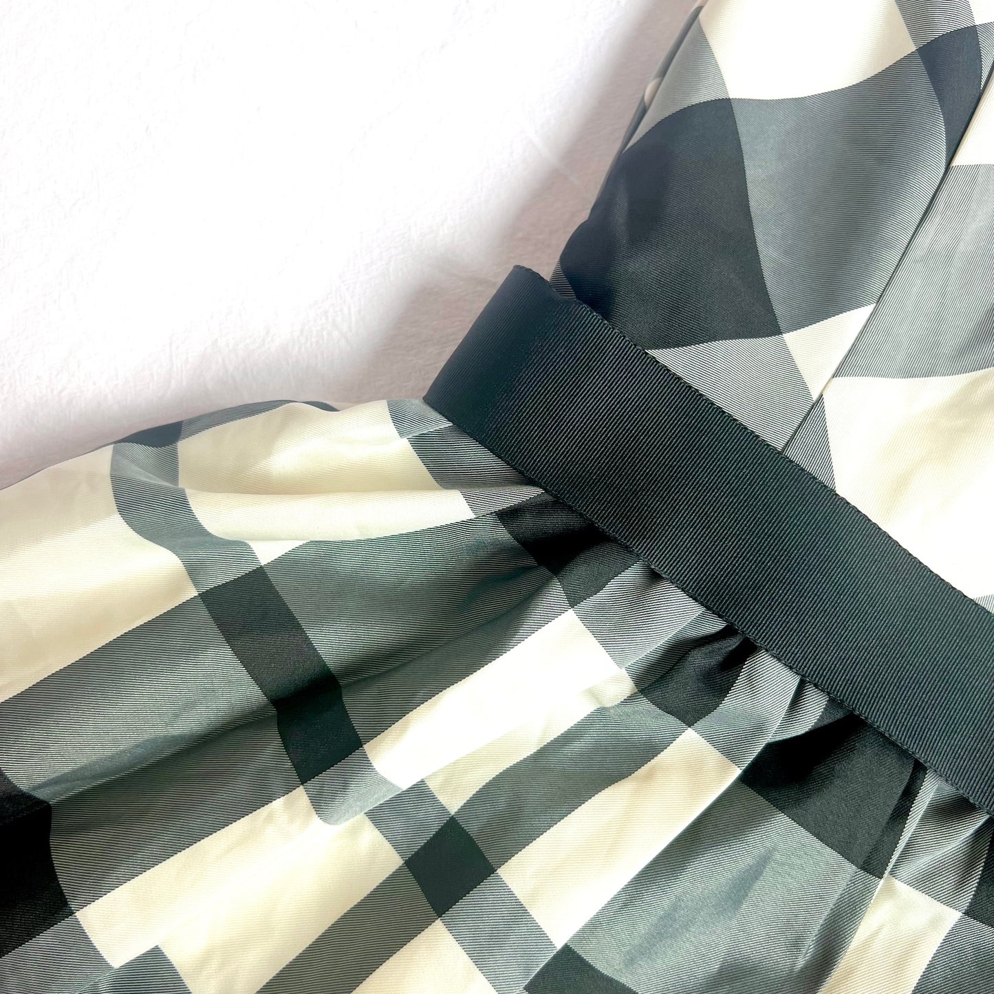 (Pre-loved) Polo Ralph Lauren White Black Checkered Dress 女童無袖格仔裙 10T