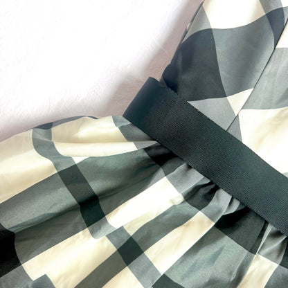 (Pre-loved) Polo Ralph Lauren White Black Checkered Dress 女童無袖格仔裙 10T