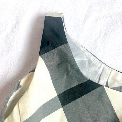 (Pre-loved) Polo Ralph Lauren White Black Checkered Dress 女童無袖格仔裙 10T