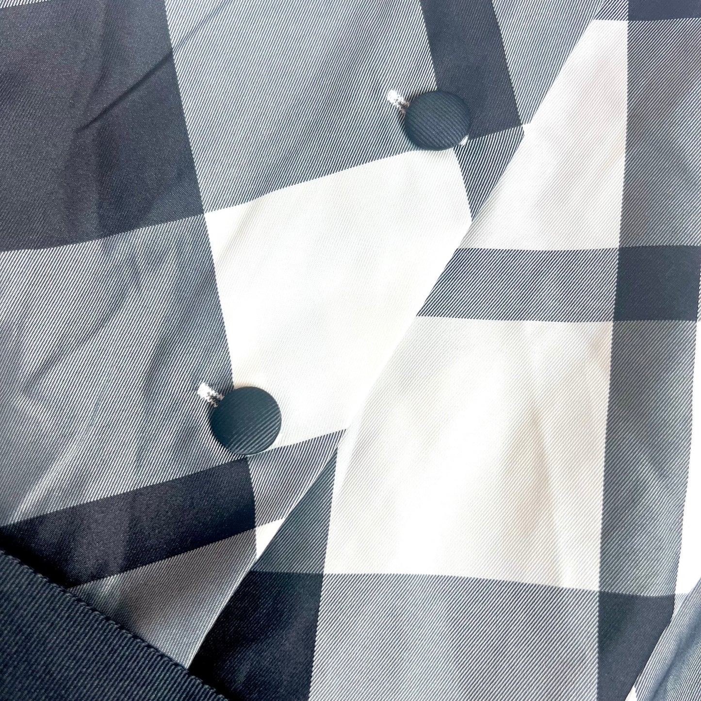 (Pre-loved) Polo Ralph Lauren White Black Checkered Dress 女童無袖格仔裙 10T