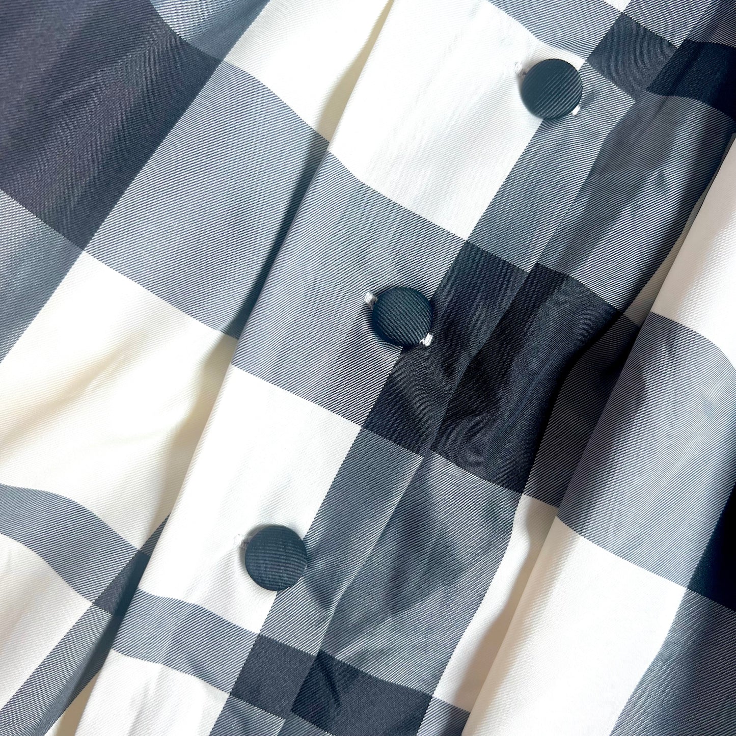 (Pre-loved) Polo Ralph Lauren White Black Checkered Dress 女童無袖格仔裙 10T