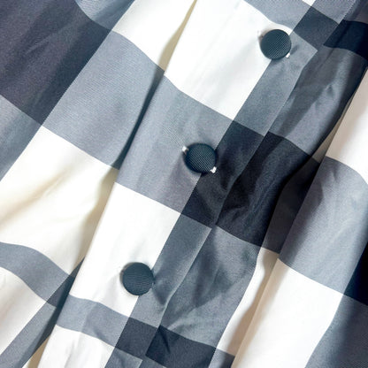 (Pre-loved) Polo Ralph Lauren White Black Checkered Dress 女童無袖格仔裙 10T