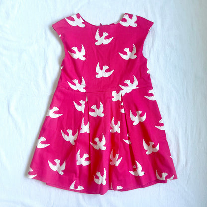 (Pre-loved) Jacadi Red Sleeveless Dress 紅色女童連身裙 5Y