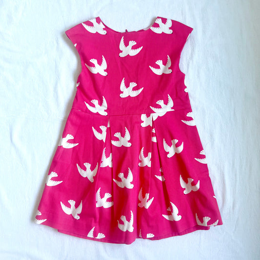 (Pre-loved) Jacadi Red Sleeveless Dress 紅色女童連身裙 5Y