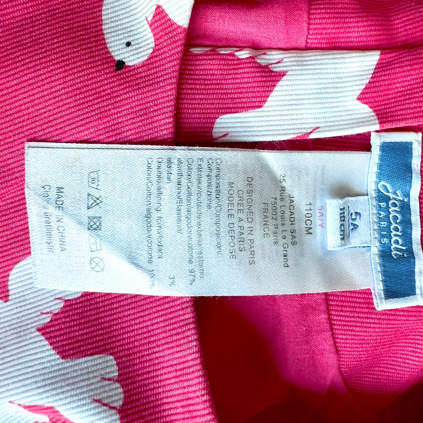 (Pre-loved) Jacadi Red Sleeveless Dress 紅色女童連身裙 5Y