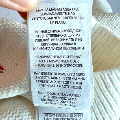 (Pre-loved) Polo Ralph Lauren RL Bear Sweater 女童白色長袖小熊毛衣 4T