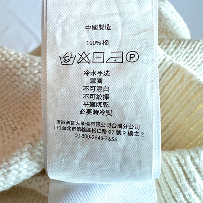 (Pre-loved) Polo Ralph Lauren RL Bear Sweater 女童白色長袖小熊毛衣 4T