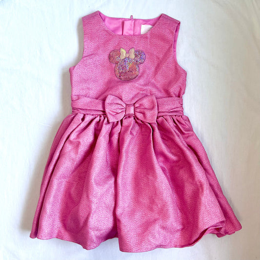 (Pre-loved) Disney Pink Minnie Mouse Day Dress for Kids 迪士尼米妮公主裙 5/6Y