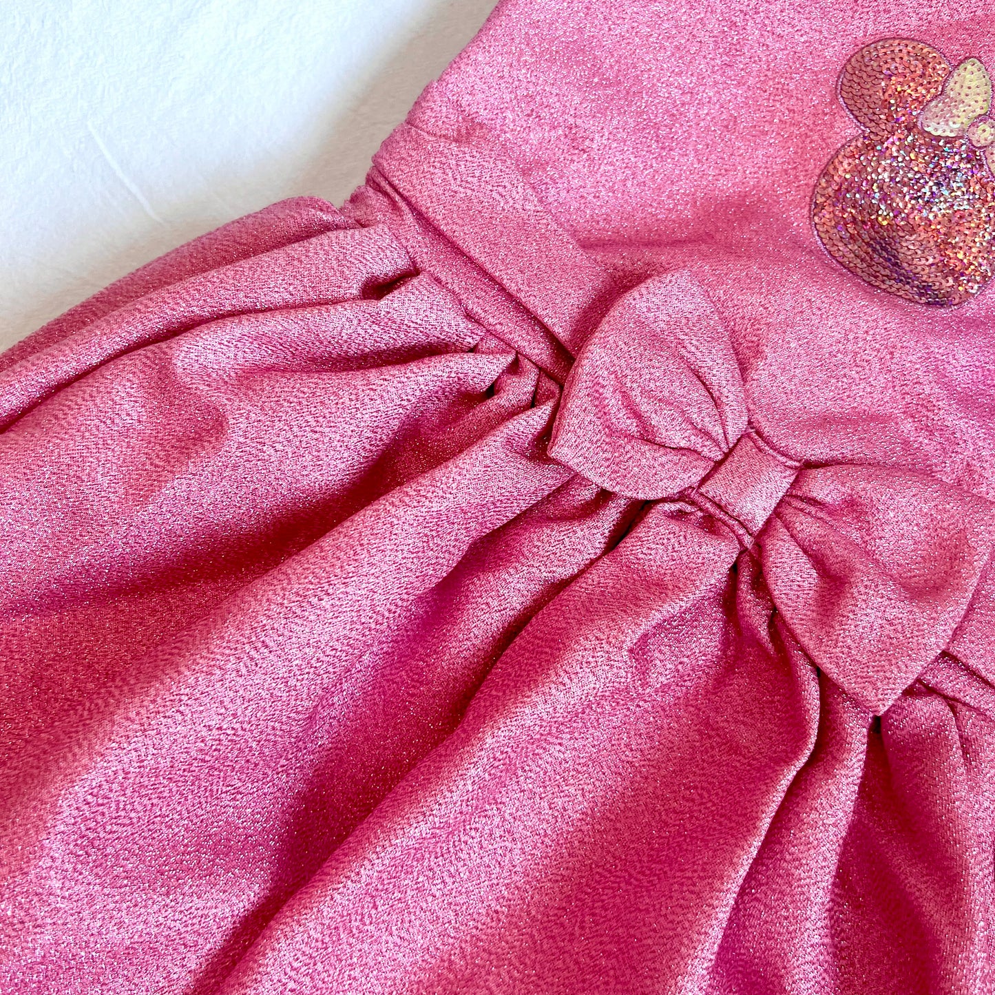 (Pre-loved) Disney Pink Minnie Mouse Day Dress for Kids 迪士尼米妮公主裙 5/6Y