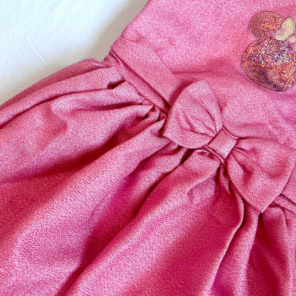 (Pre-loved) Disney Pink Minnie Mouse Day Dress for Kids 迪士尼米妮公主裙 5/6Y