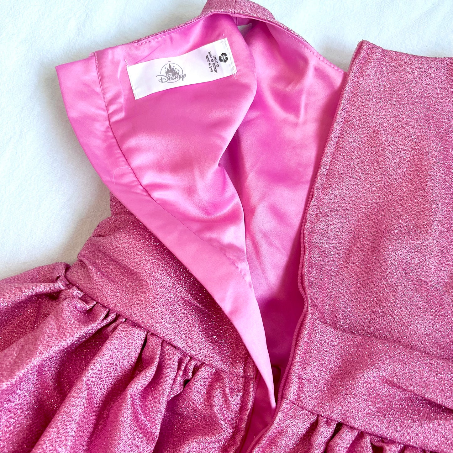 (Pre-loved) Disney Pink Minnie Mouse Day Dress for Kids 迪士尼米妮公主裙 5/6Y