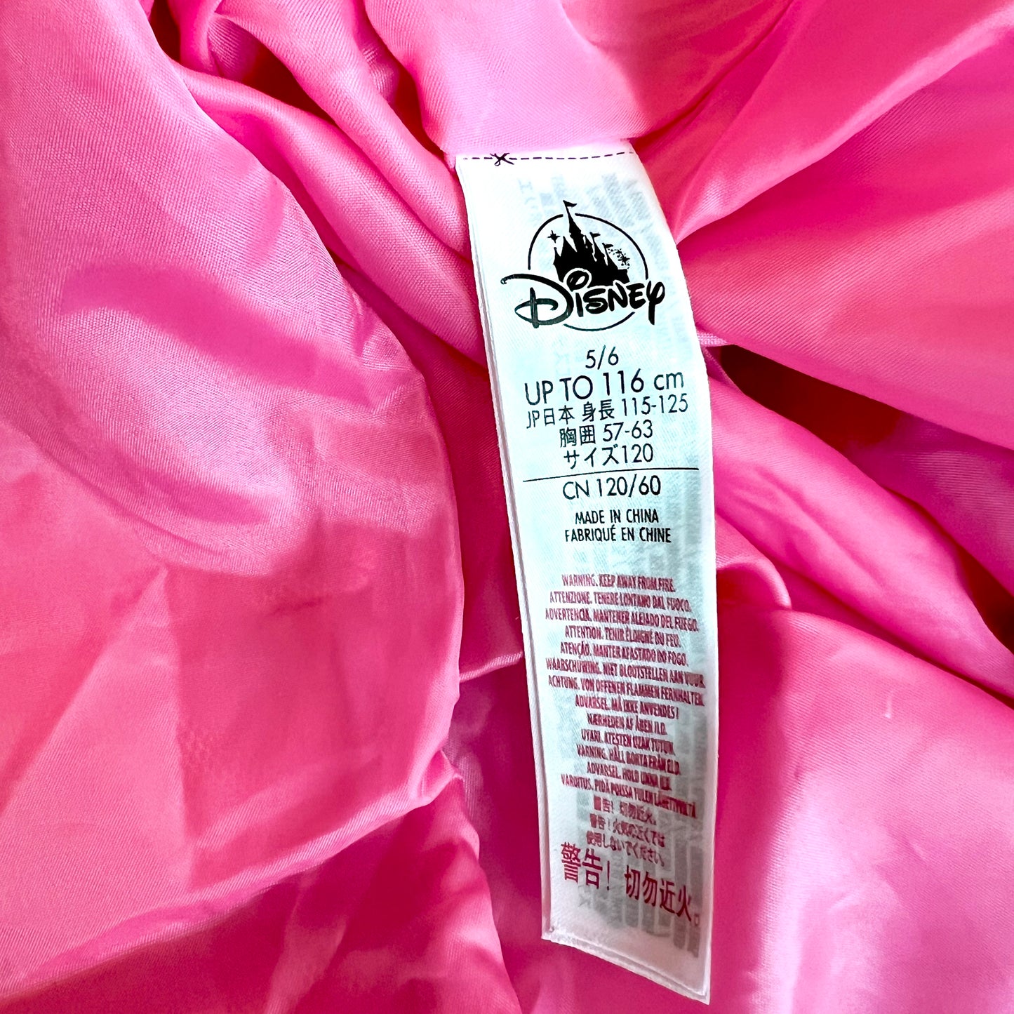 (Pre-loved) Disney Pink Minnie Mouse Day Dress for Kids 迪士尼米妮公主裙 5/6Y