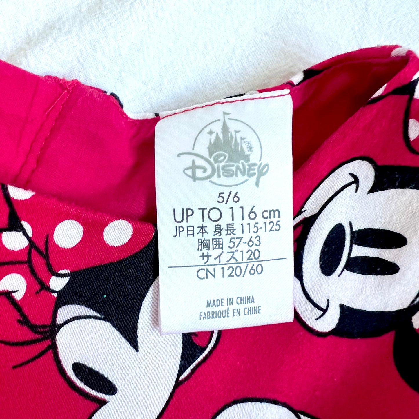(Pre-loved) Disney Red Minnie Day Dress 迪士尼米妮公主裙 5/6Y