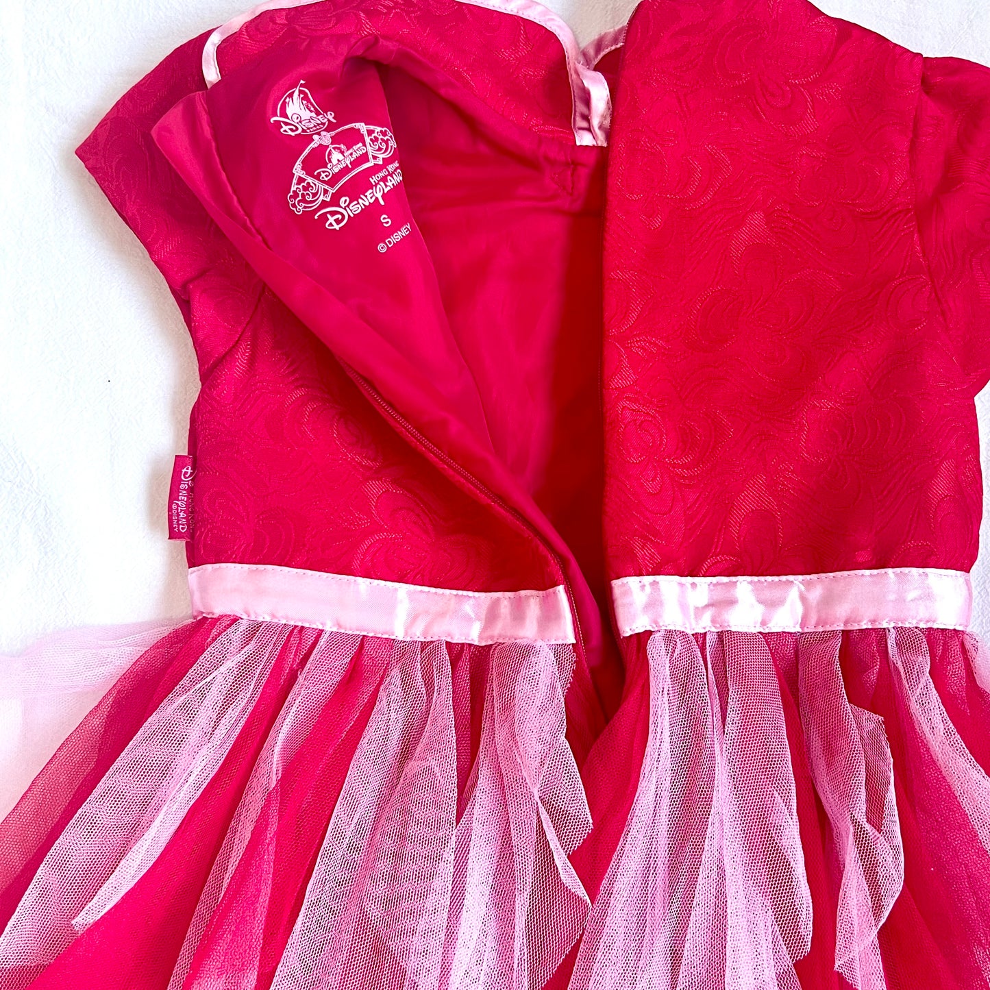 (Pre-loved) Disney Red Minnie Chinese Dress for Kids 迪士尼紅色公主裙 S