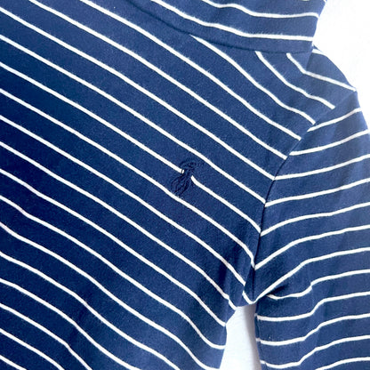 (Pre-loved) Polo Ralph Lauren Navy Blue Turtle Neck Dress 女童高領深藍色連衣裙 3T
