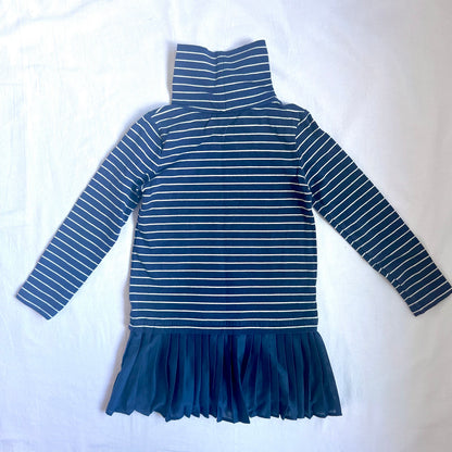 (Pre-loved) Polo Ralph Lauren Navy Blue Turtle Neck Dress 女童高領深藍色連衣裙 3T